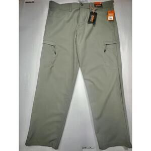 Bass Outdoor Water Resistant Zipper Pockets Tech Chino 42/32